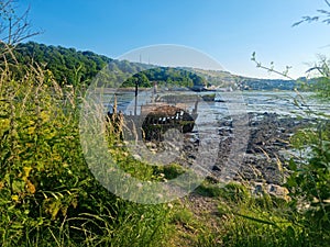 Ship Wreaks and Prision Hulks  Hooe Lake  Plymouth Devon uk