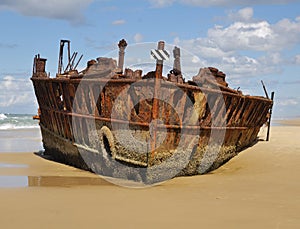 Ship Wreck on Fraser Island photo