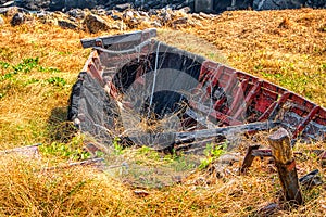 Ship wreck in the nature of Thailand