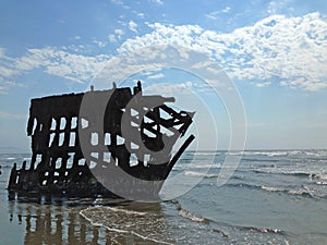 The Ship Wreck of the Peter Iredale