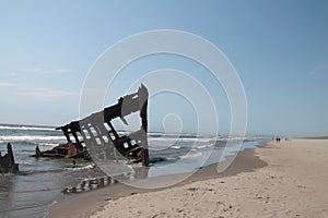The Ship Wreck of the Peter Iredale