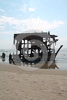 The Ship Wreck of the Peter Iredale