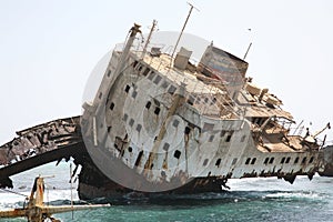 Ship Wreck in Red sea