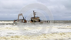 Ship Wreck in Skeleton Coast, Namibia