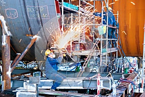 Shipbuilding fitter photo