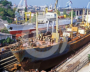 Shipbuilding, ship repair