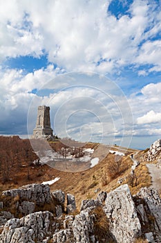 Shipka monument in early spring