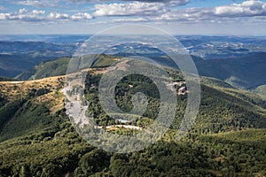 Shipka mountain pass in Balkan mountains, Bulgaria