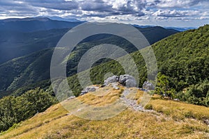 Shipka mountain pass in Balkan mountains, Bulgaria