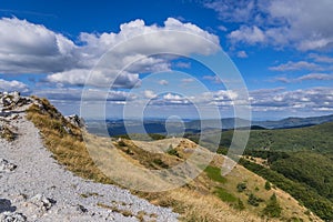 Shipka mountain pass in Balkan mountains, Bulgaria