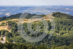 Shipka mountain pass in Balkan mountains, Bulgaria