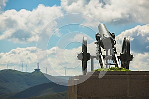 Shipka Pass Freedom Monument cannon