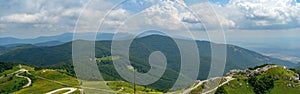 Shipka Pass - a scenic mountain pass through the Balkan Mountains in Bulgaria.