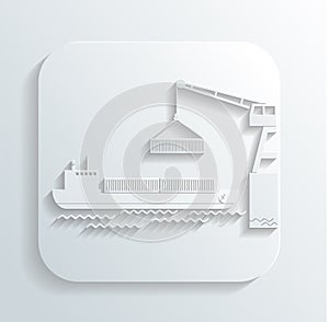 Shipment icon vector