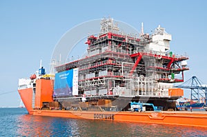 Shipment of oil rig module from Thailand to Norway