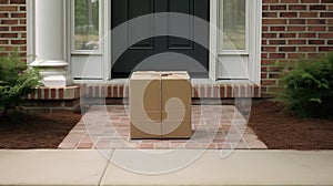 shipment package at door