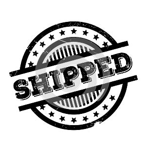 Shipped rubber stamp