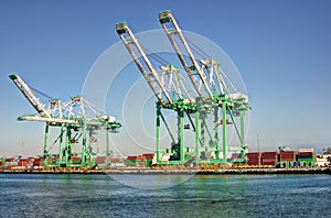 Shipping Cargo Crane Port of Los Angeles