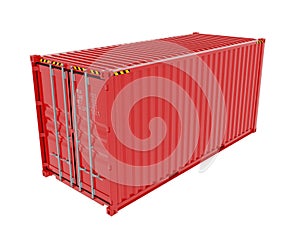 Shipping Container isolated