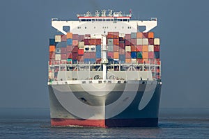 Shipping container ship