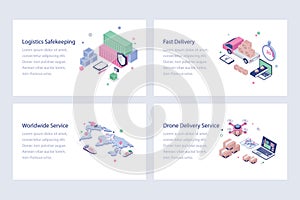 Shipping and Delivery Illustrations