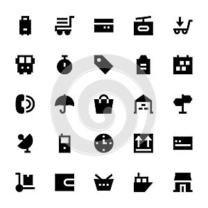 Shipping and Delivery Vector Icons 1