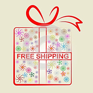 Shipping Free Represents With Our Compliments And Consumer