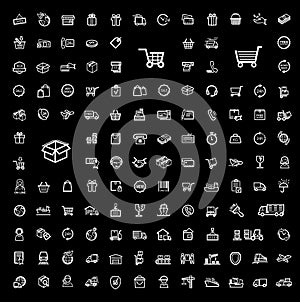 Shipping icon set