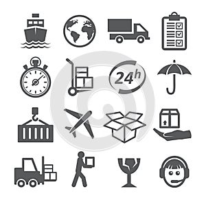 Shipping and Logistics Icons