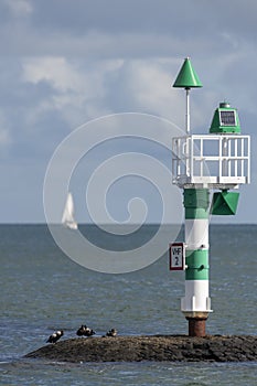 Shipping mark on the head of the port of Terschelling