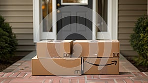 shipping package front door