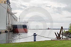 Shipping Vessel at Thunder Bay Harbour