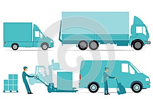 Shipping via trucks