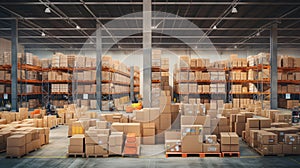 shipping warehouse package