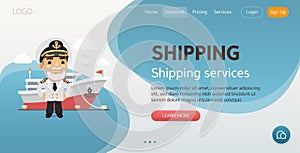 Shipping Website Template