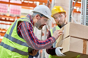 Shipping Workers in Warehouse