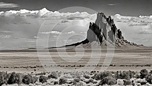 Shiprock New Mexico Southwestern Landscape