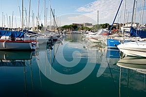 Ships at Desenzano, Garda Lake