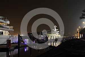 Ships in dockyard