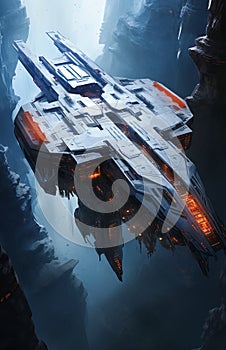 Ships Flying in the Mountain Cave: A Monolithic Background of Gl