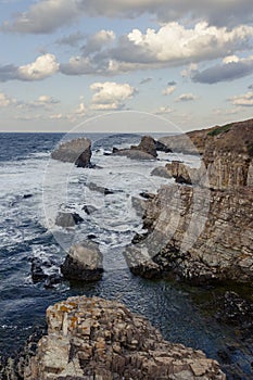 Ships Formation Rock Sea Black