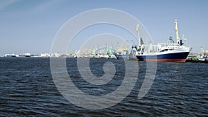 Ships in the harbour