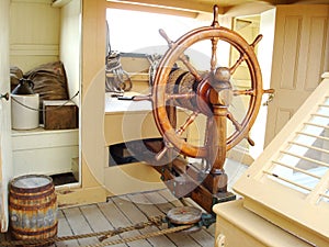 Ships helm wheel