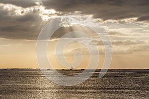 Ships on the horizon at Manila Bay