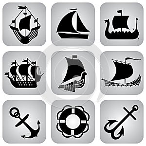 Ships icons