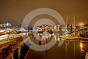 Ships in the port of Trondheim