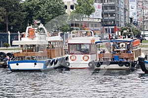 Ships on quayside