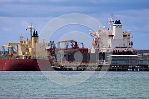 Ships refuelling in Botany Bay