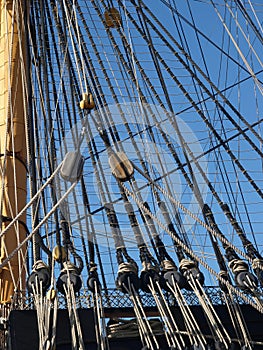 Ships rigging photo