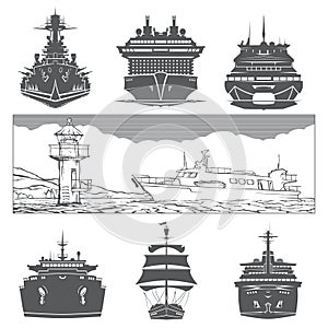 Ships set transportation